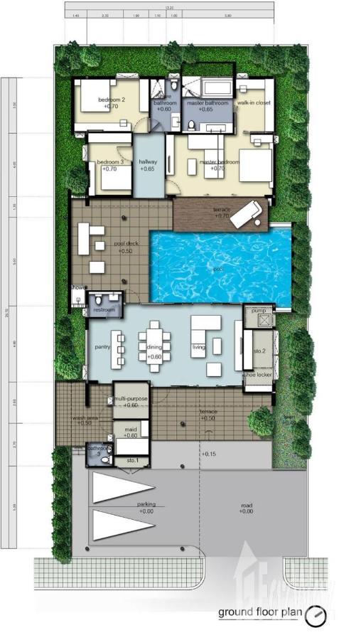 Movenpick Luxury Villa1Fl-Private Pool-Sha Certified Na Chom Thian Εξωτερικό φωτογραφία